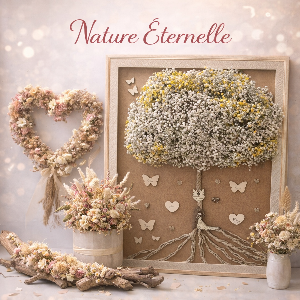 Tableau Floral  Nature Eternelle