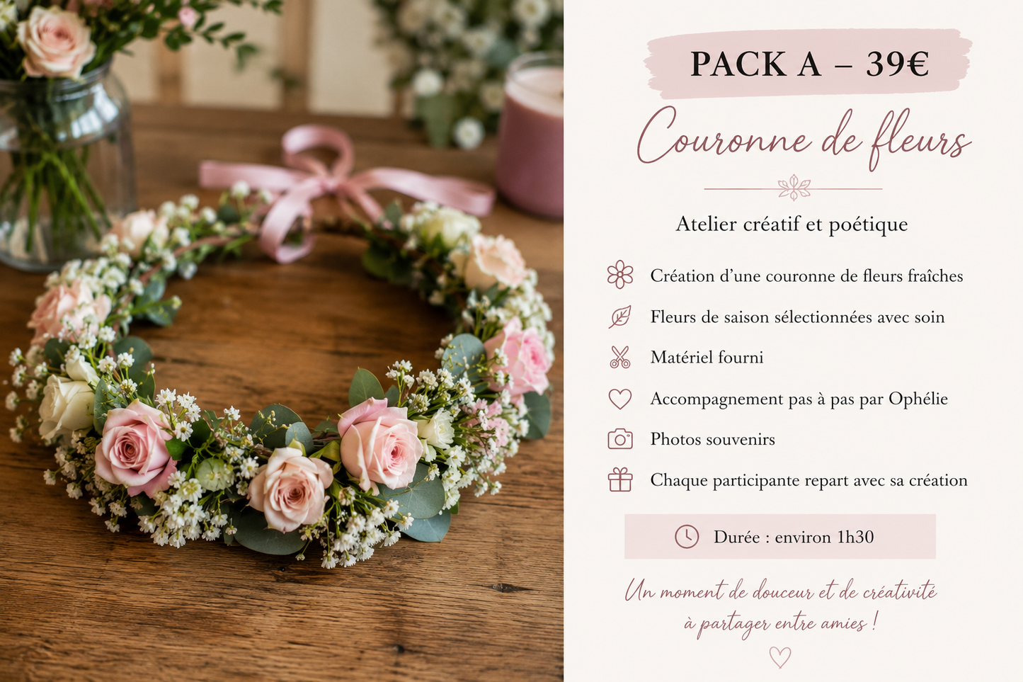 Enteremnt de vie de jeune fille – Formule Douceur Bohème
