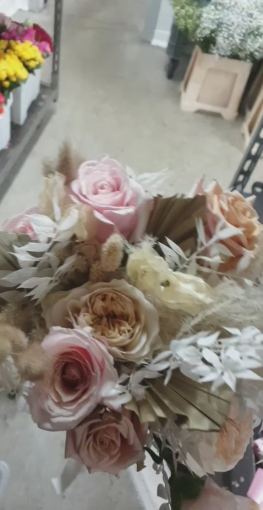 Bouquet de mariée bohème