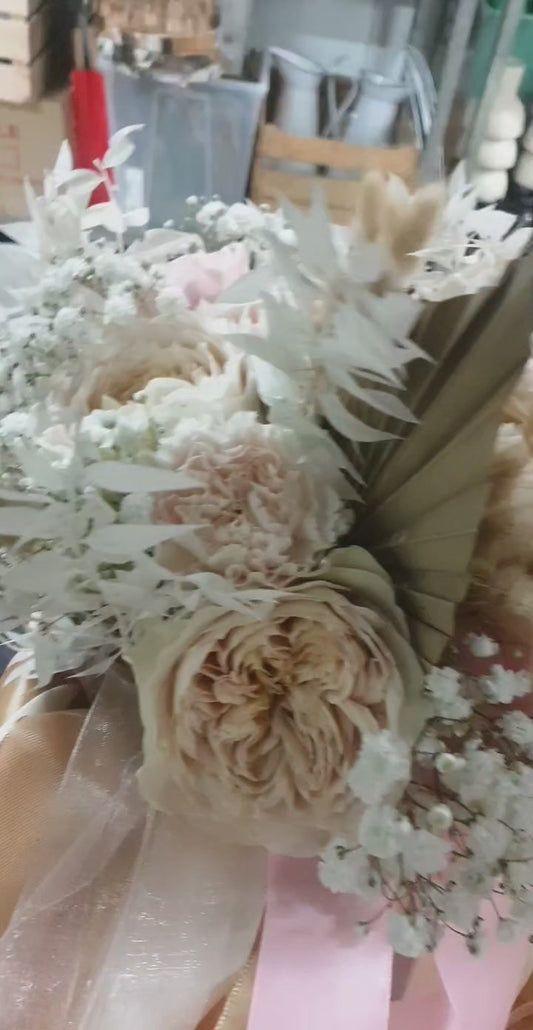 Bouquet de mariage : éternité bohème