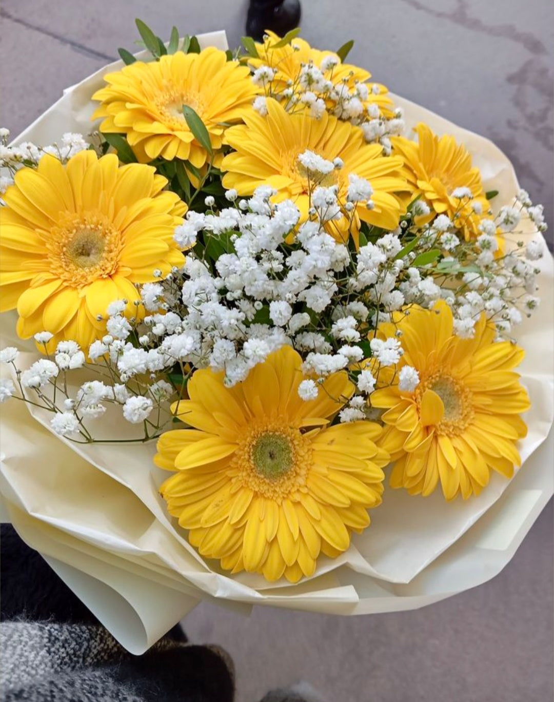 Bouquet : l'éclat de soleil