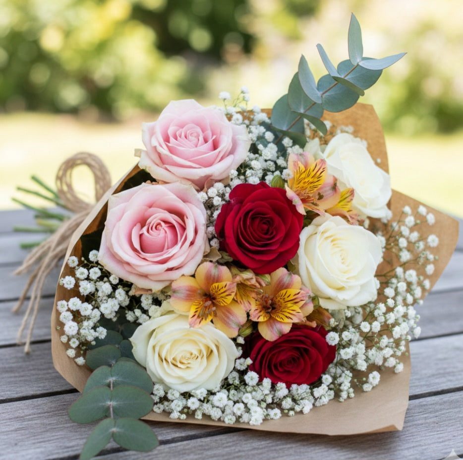 Bouquet : douce romance