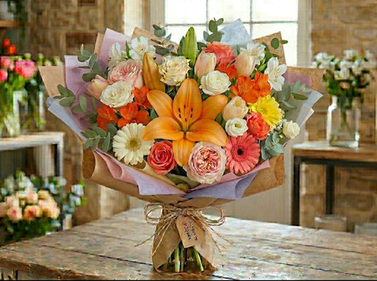 Bouquet : nid de printemps