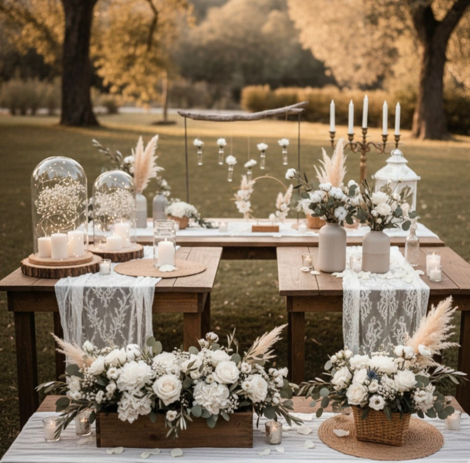 Pack mariage : bohème chic