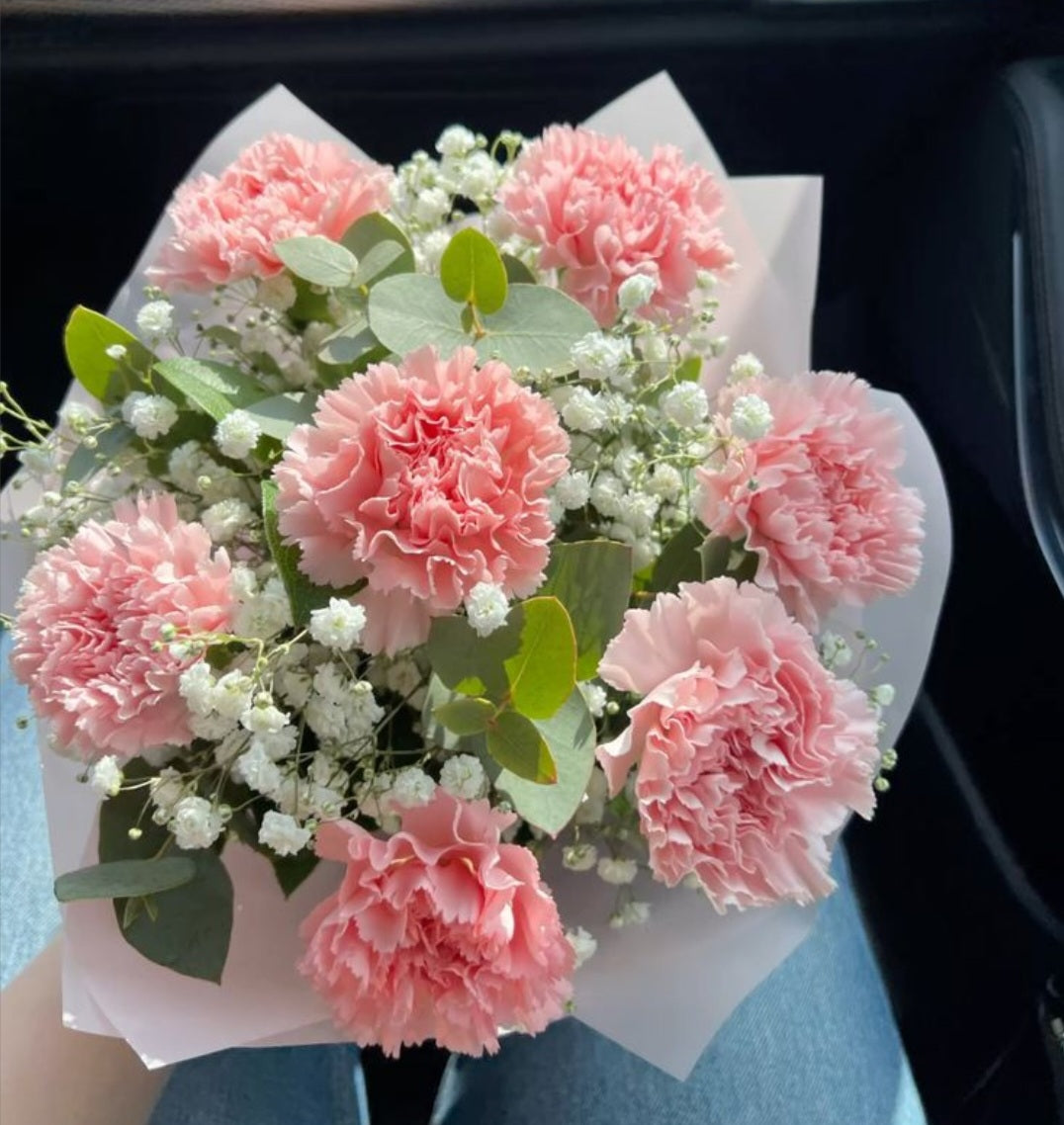 Bouquet : nuage de coton